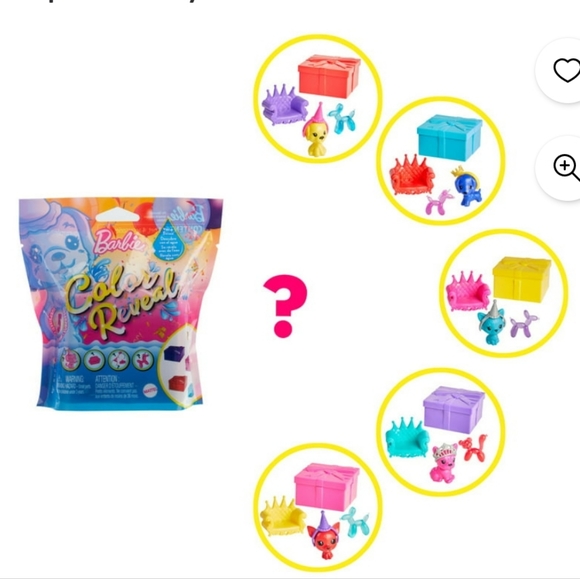 Barbie Color Reveal Doll and Pet Set Bundle - Picture 3 of 5